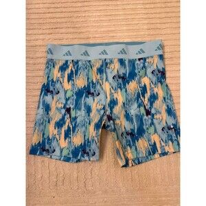 Adidas Techfit Compression Shorts Women's XL Blue Print